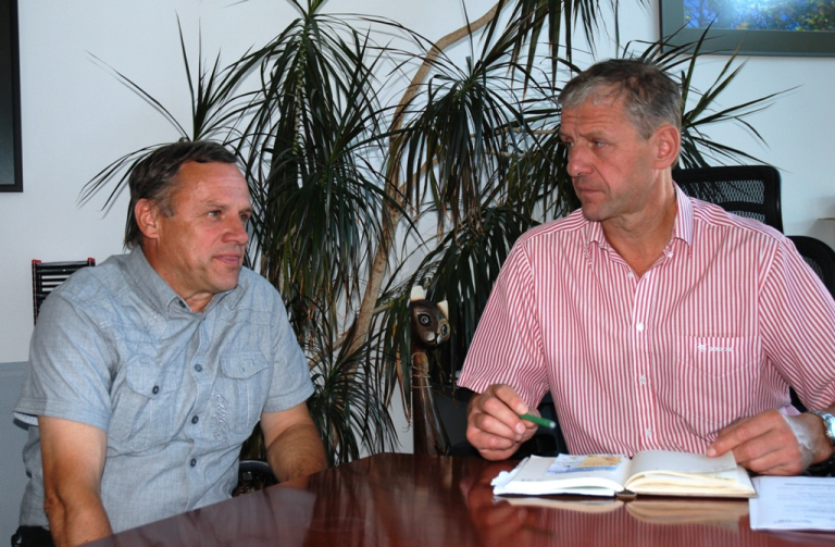 Radní Podzimek (vpravo) a Pavol Belanyi